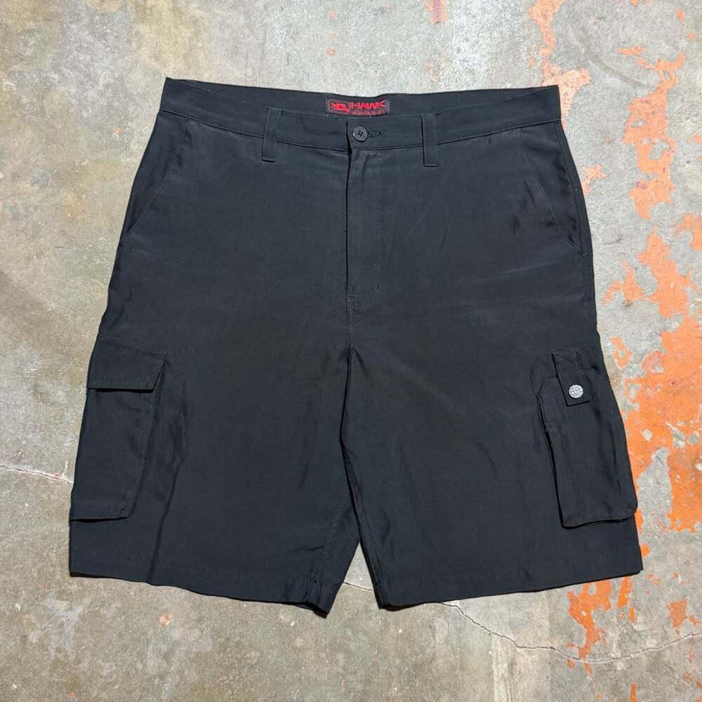 Tony Hawk Men's Black Cargo Shorts Size 36 HK042820-05